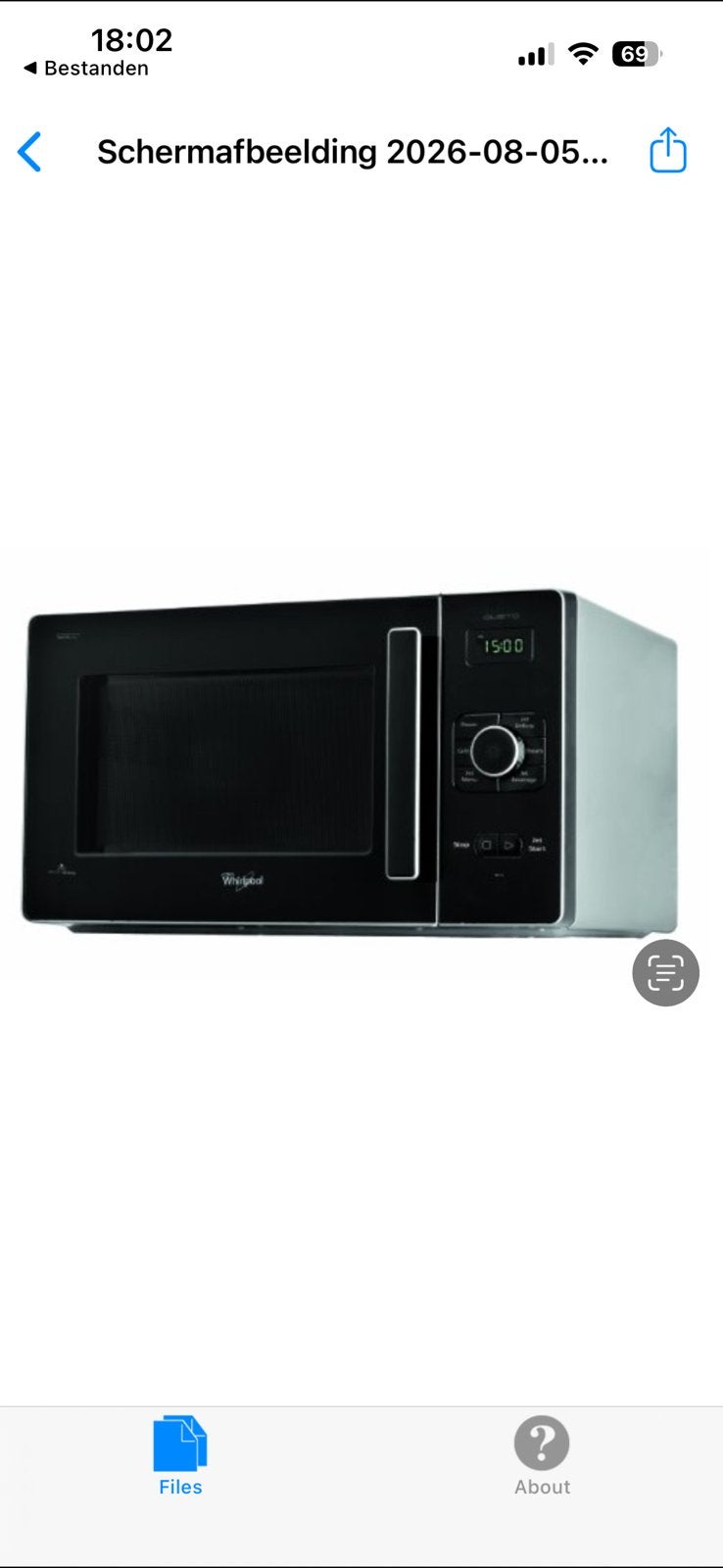 Microgolf oven Combi, Ophalen, Gebruikt, Microgolfoven, Draaiplateau
