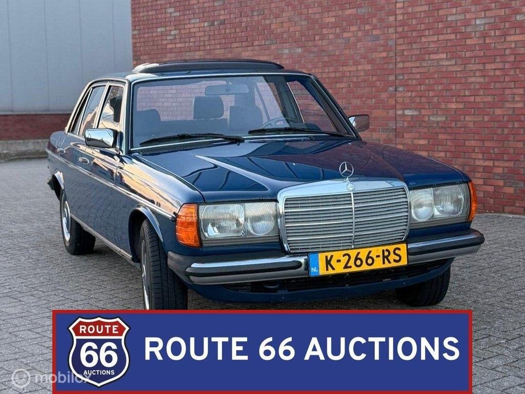 Mercedes-Benz 230 E | 1984 | Route 66 Auctions, Autos, Achat, Entreprise, Boîte manuelle, Autre carrosserie