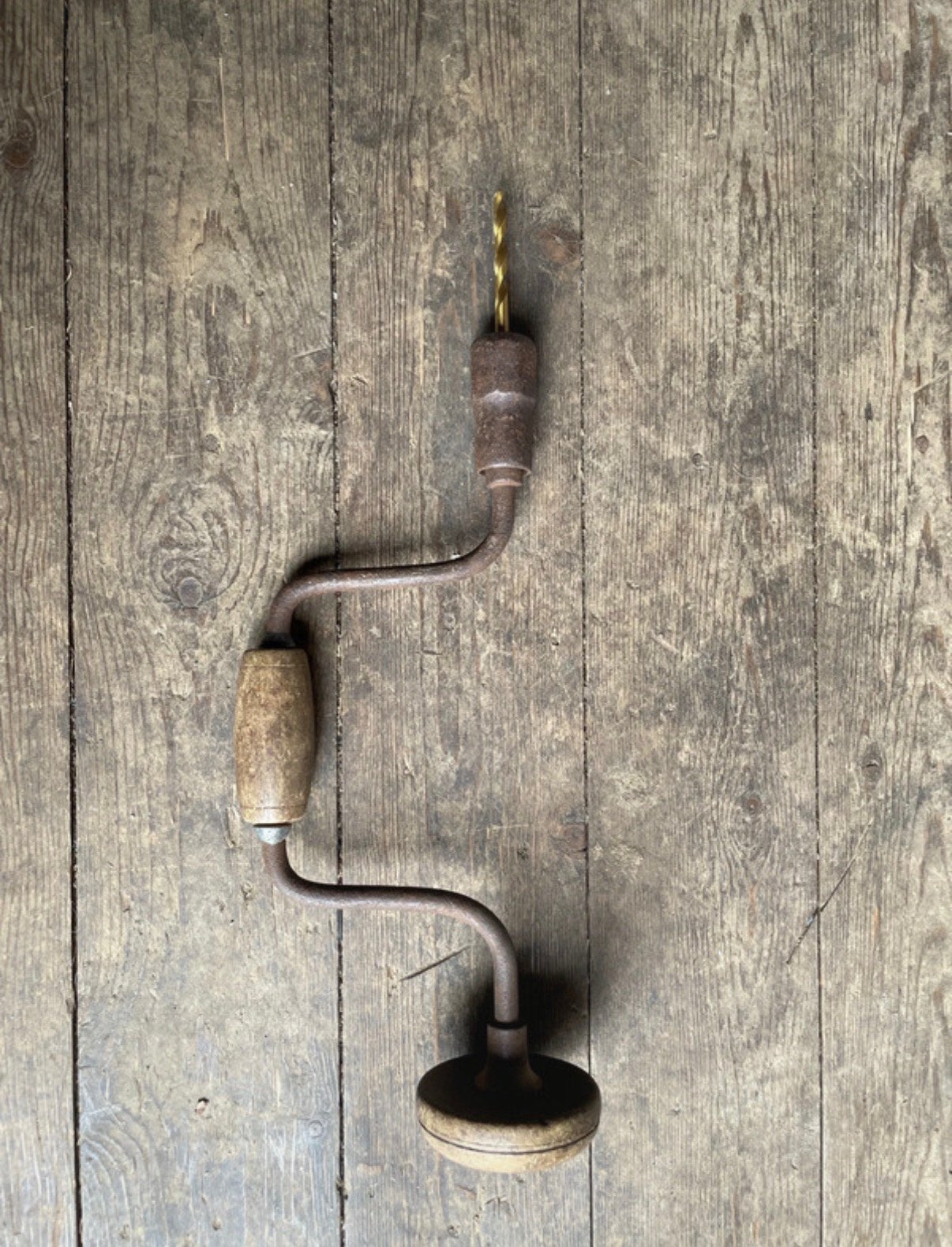 Antiek boormachine, Antiek en Kunst, Ophalen of Verzenden