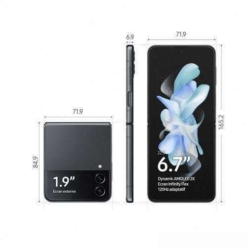 In gesealde doos Samsung Galaxy Z Flip 4 5G 128GB Grafiet, Verzenden, Zwart, Touchscreen, Nieuw