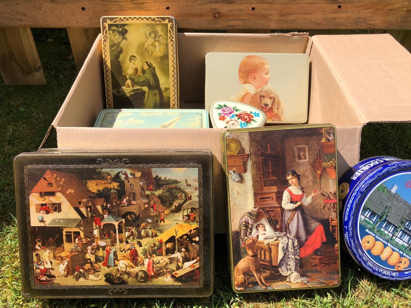 Blikken dozen, Ophalen of Verzenden, Gebruikt