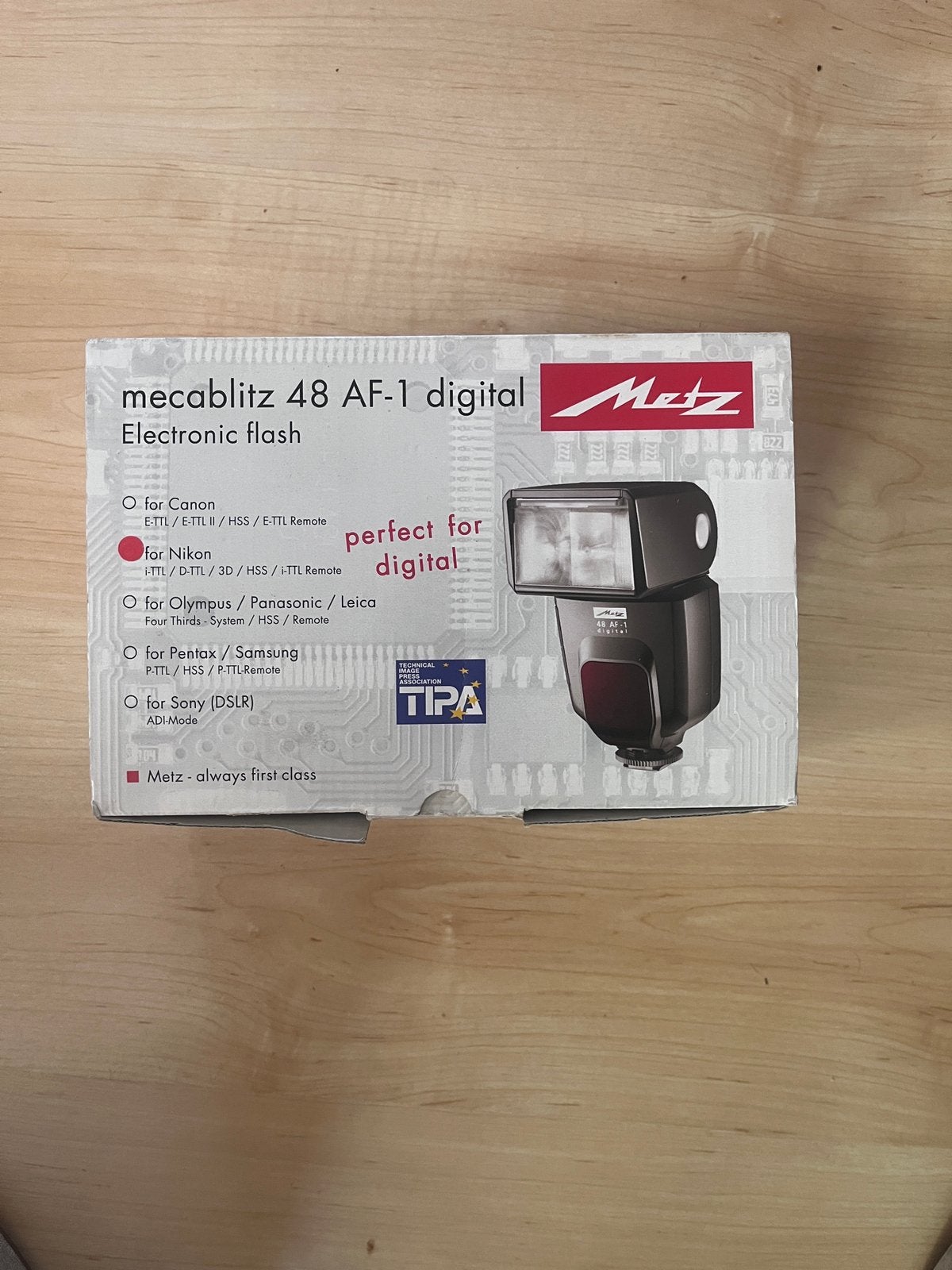 Metz Mecablitz 48 AF-1 Digital Flitser voor Nikon, Audio, Tv en Foto, HSS, Nieuw, Metz, Ophalen