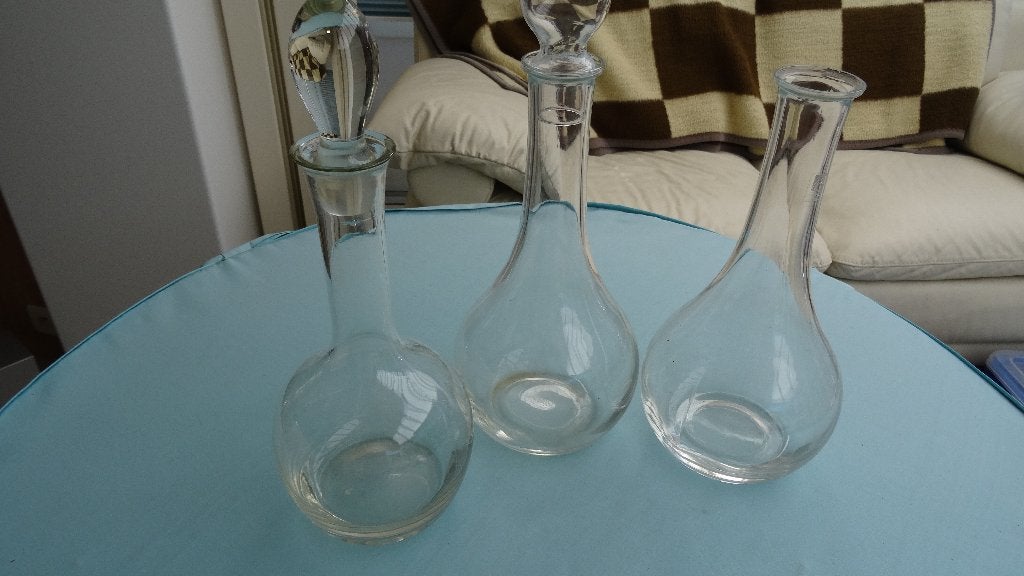 CARAFES À VIN, Enlèvement, Utilisé, Verre, Autres types