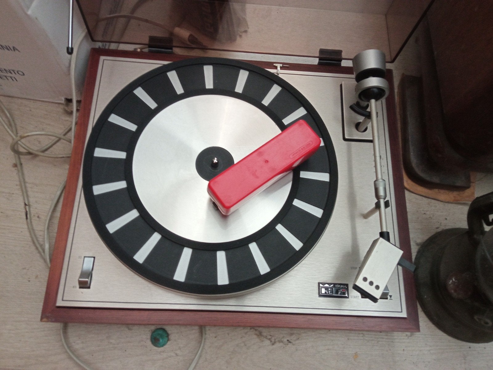 Antieke platenspeler, Ophalen, Gebruikt, Platenspeler