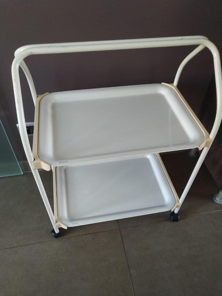 vintage Brabantia dientafeltje/bijzettafel voor BBQ, Ophalen, Gebruikt, 50 tot 100 cm, Vintage