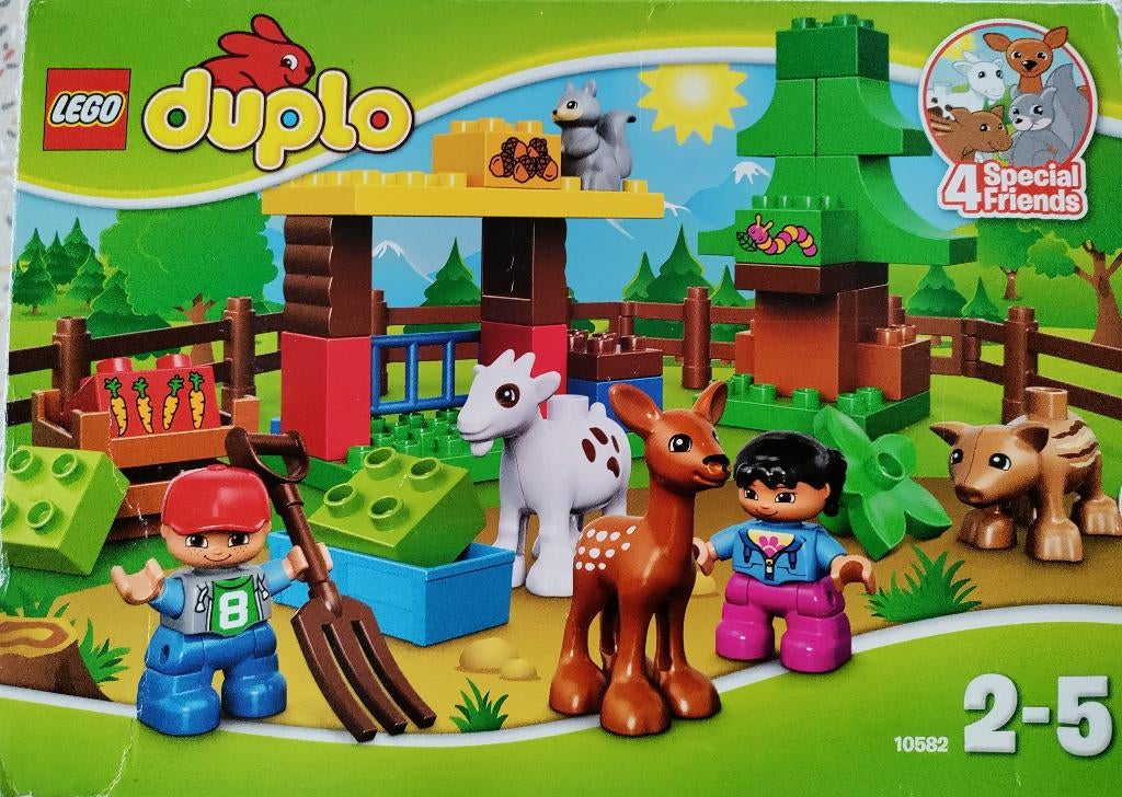 Duplo bosdieren 10582 - compleet - in goede staat, Ophalen, Zo goed als nieuw, Complete set, Duplo