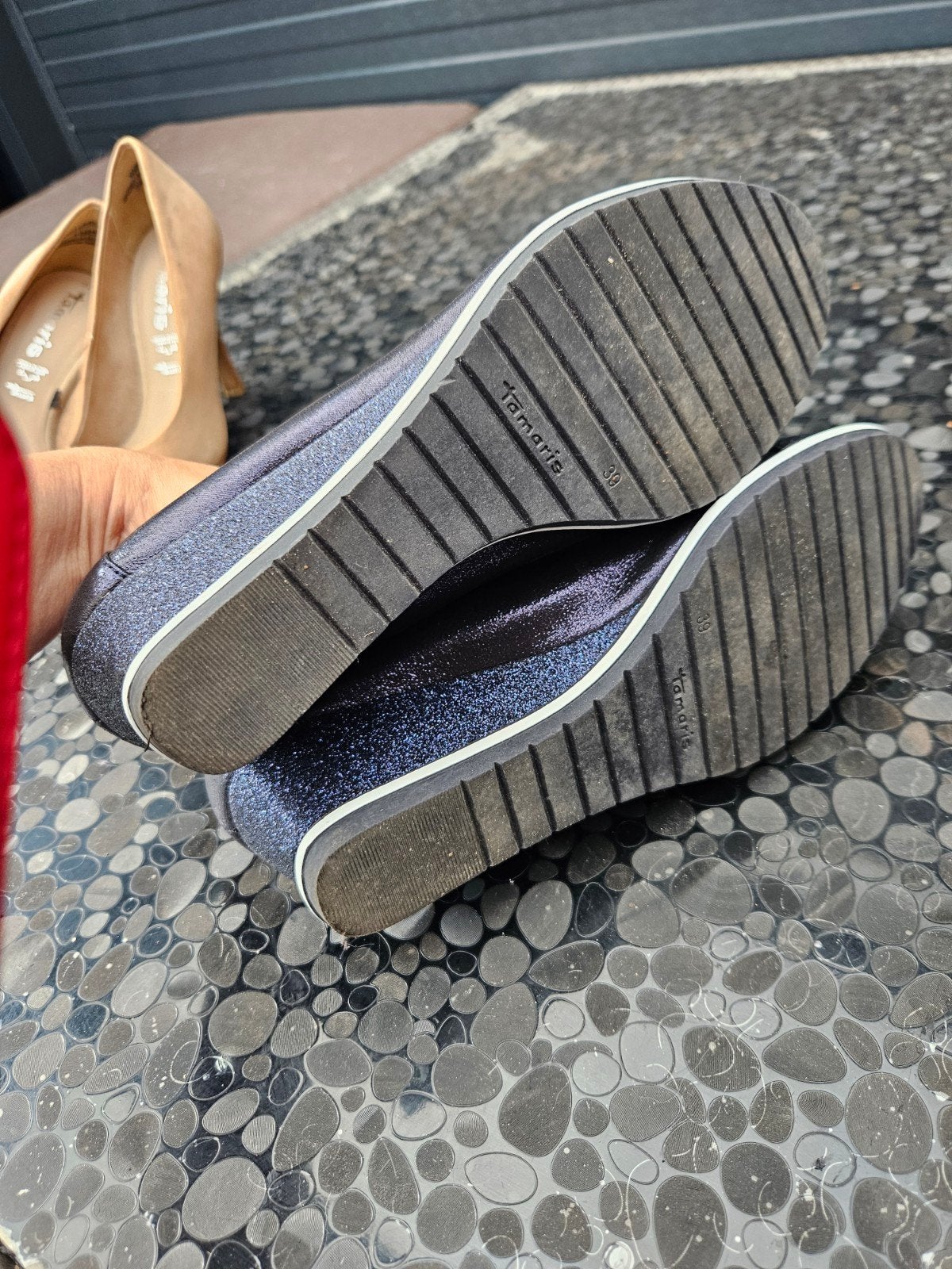 nieuw, Tamaris comfortabele pumps/ballerina's mt 39, Vêtements | Femmes, Enlèvement, Bleu, Ballerines, Neuf