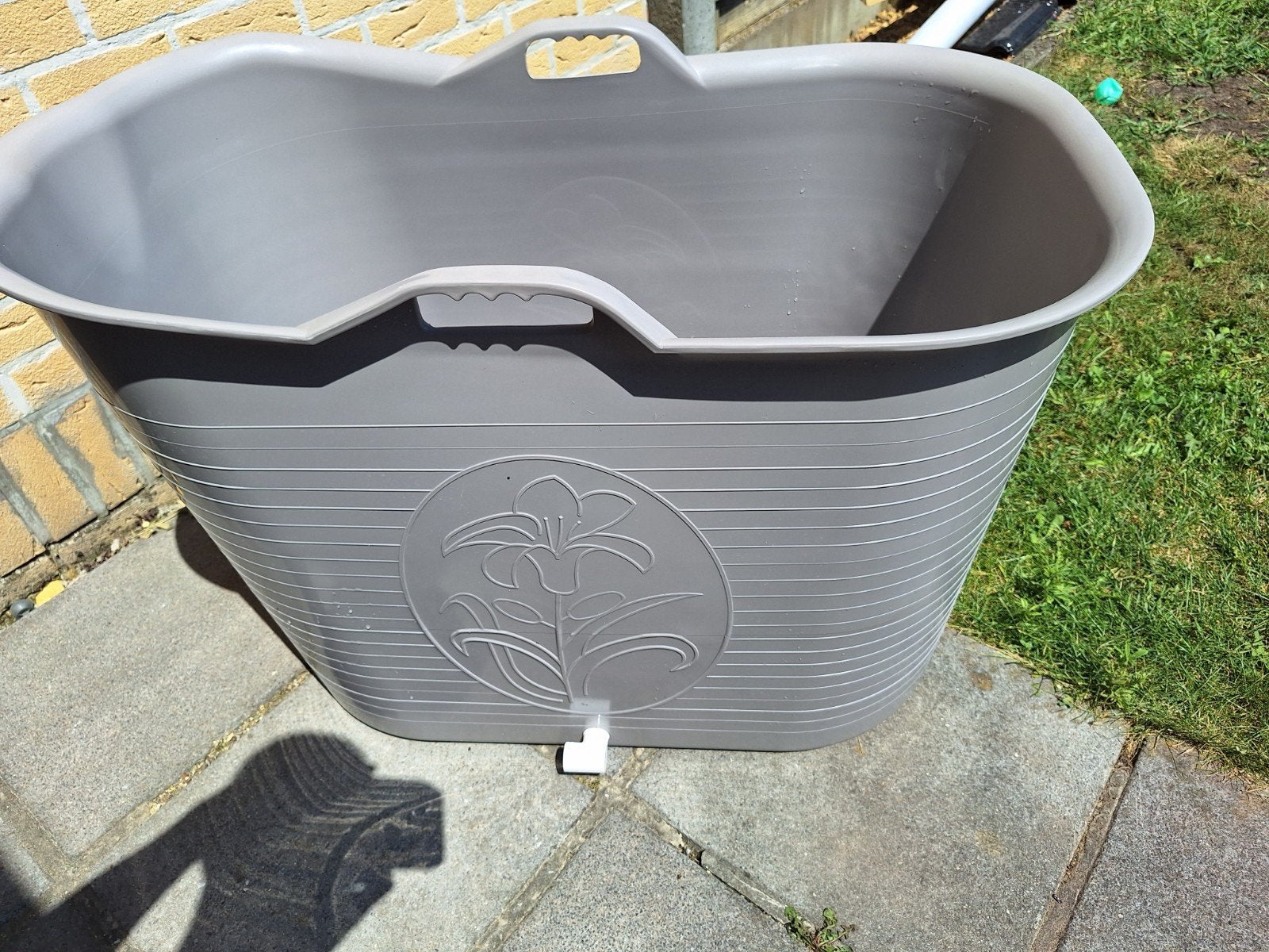 Bath bucket grijs 185 ml mobiele badkuip zitbad ligbad enz.., Ophalen