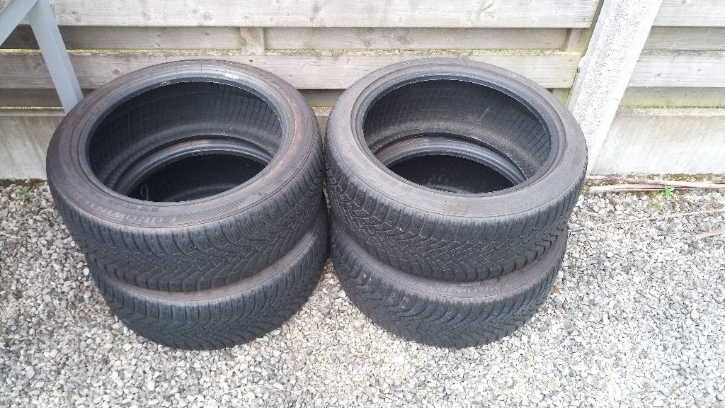 4 Winterbanden zonder velg, Auto-onderdelen, Banden en Velgen, Ophalen, 17 inch, Winterbanden, Band(en)