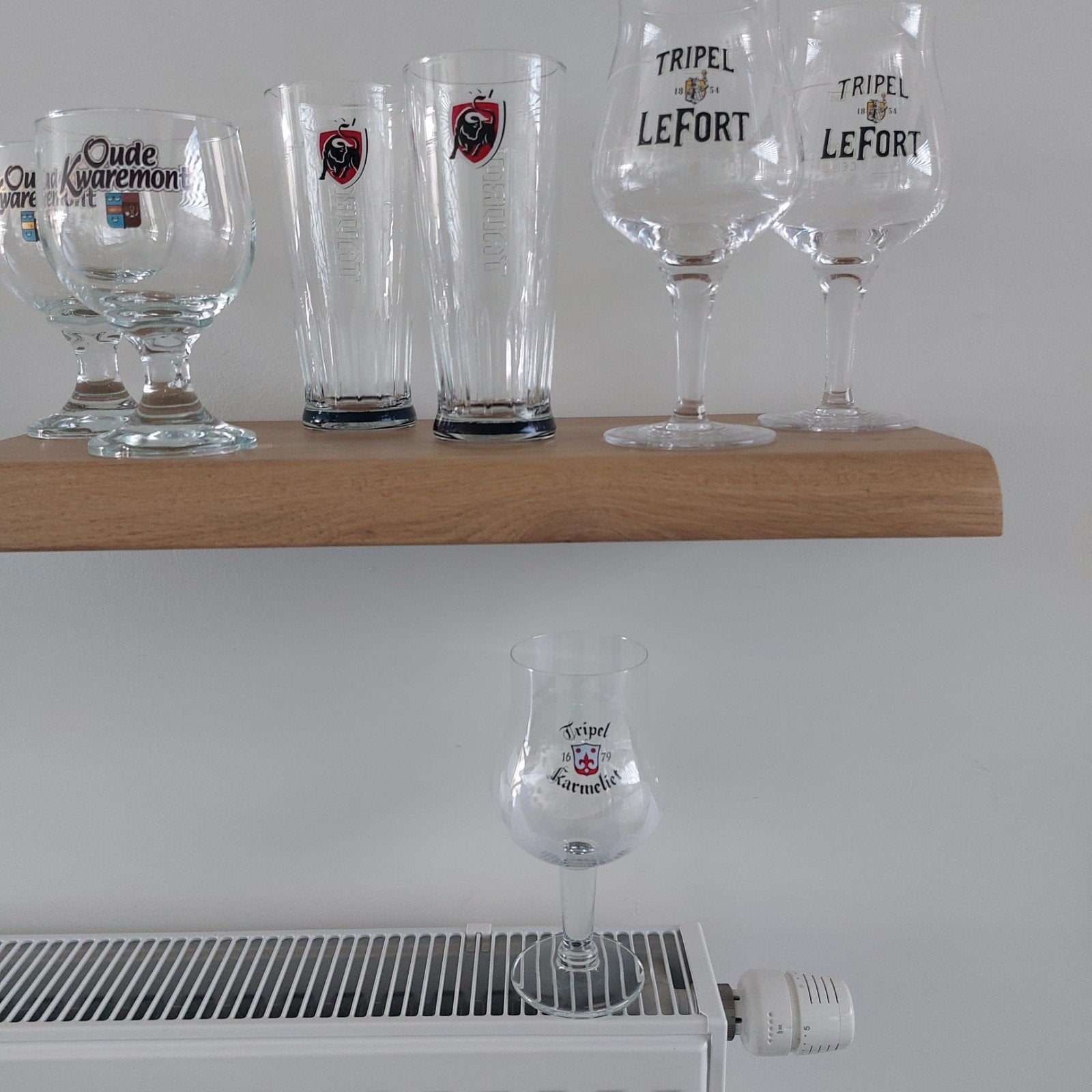 Bierglazen, Ophalen