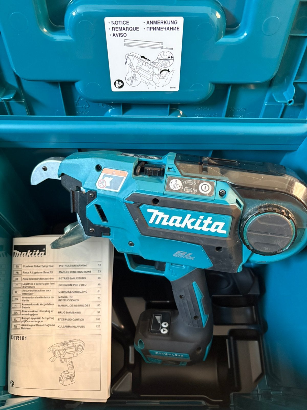 Makita accu vlechtmachine voor betonijzer DTR181ZJ, Doe-het-zelf en Bouw, Ophalen of Verzenden, Nieuw