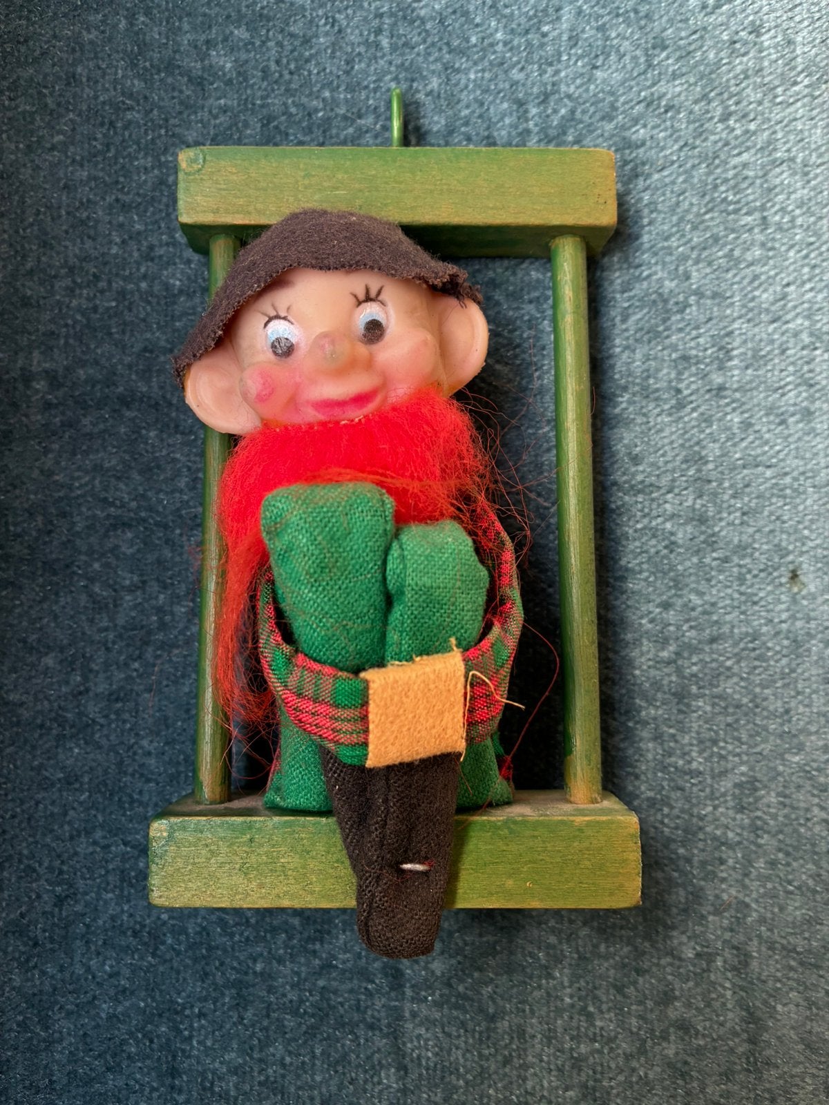 Vintage sixties Elf on a Shelf, Ophalen of Verzenden, Gebruikt