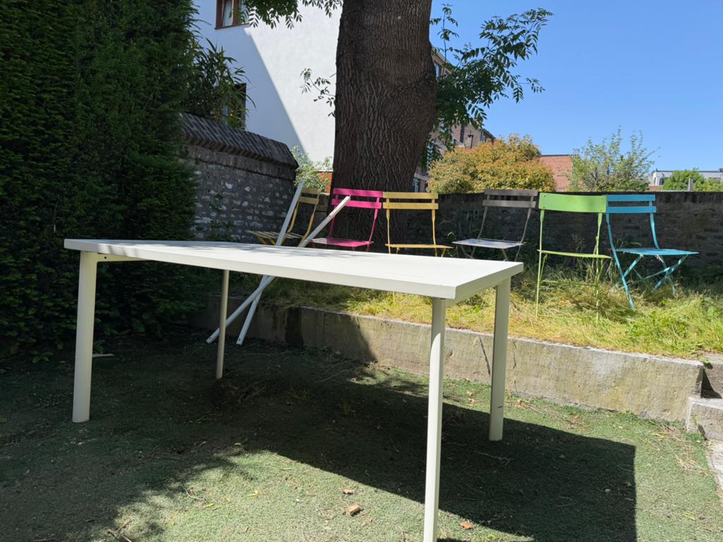 Table de jardin EMU star 160x90, Jardin & Terrasse, Enlèvement, Utilisé, Rectangulaire, Métal