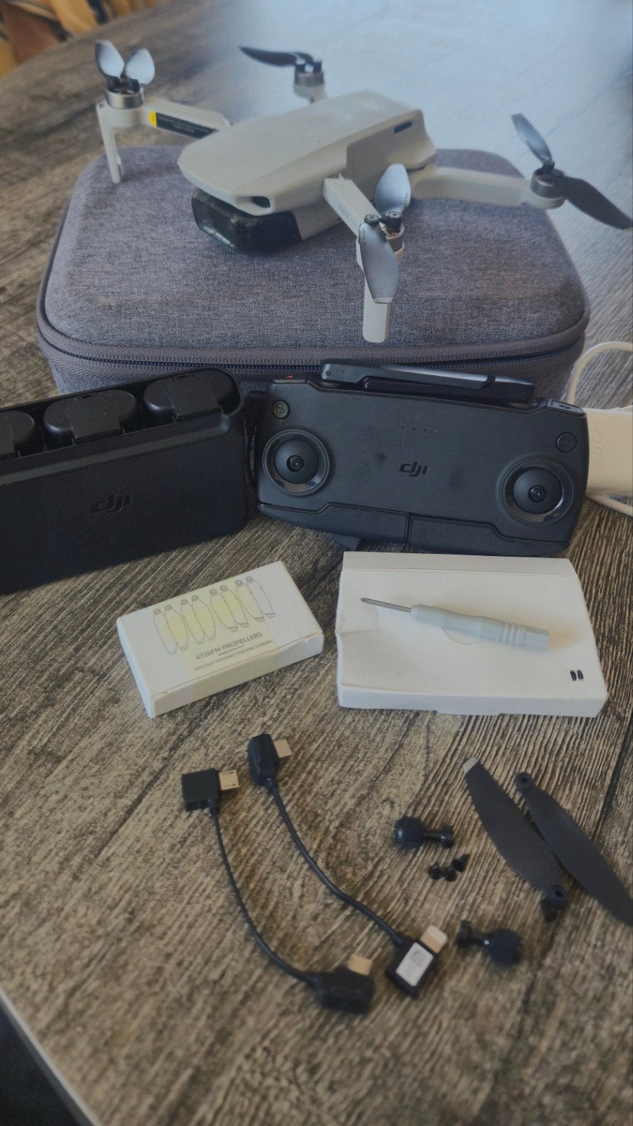DJI drone Mavic fly more combo, Audio, Tv en Foto, Drones, Gebruikt, Cameradrone, Standaardkwaliteit, DJI, Minder dan 250 gram