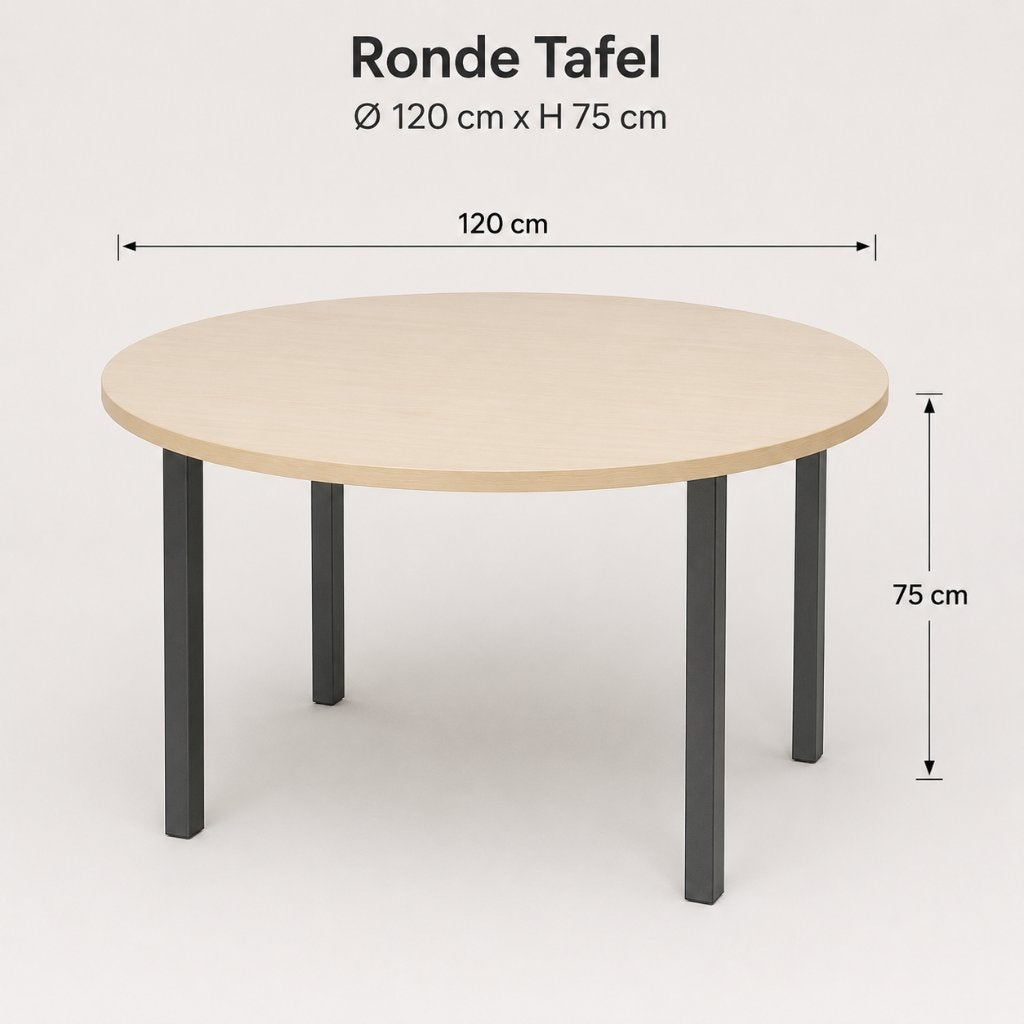 Tafel, Huis en Inrichting, Tafels | Eettafels, Ophalen, Zo goed als nieuw, Overige houtsoorten