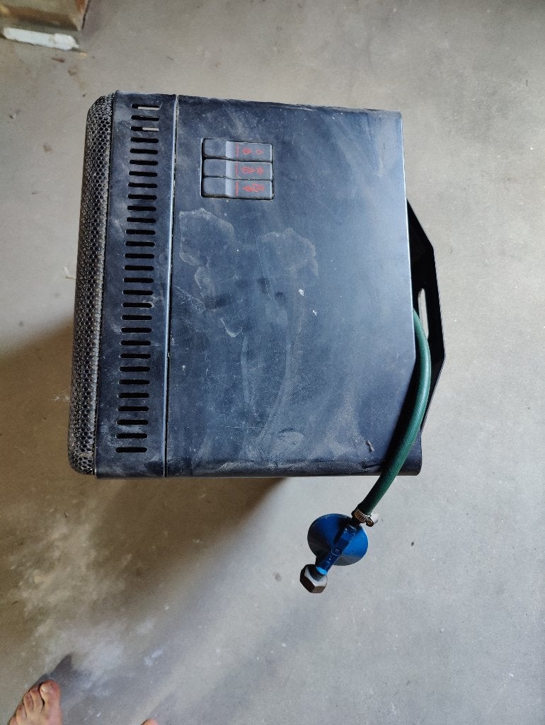Gasverwarmer, Tuin en Terras, Ophalen, Gebruikt, Gas