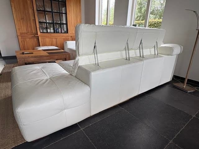 koekzetel, Huis en Inrichting, Zetels | Zetels en Chaises Longues, Ophalen, 100 tot 125 cm, 300 cm of meer, Leer