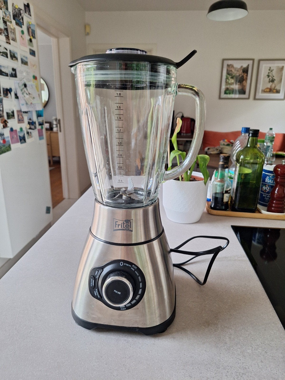 Grand blender en verre, Enlèvement, Comme neuf, Mélangeur
