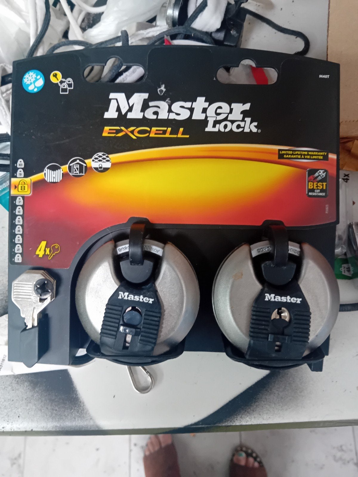 master lock excell, Bricolage & Construction, Protecteurs auditifs, Enlèvement