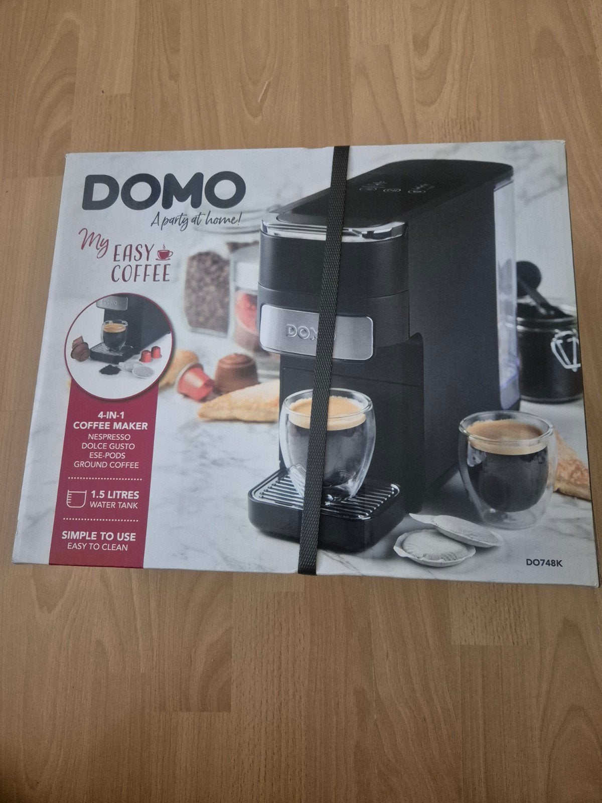 nouvelle machine à café Domo DO748K, Enlèvement ou Envoi, Café moulu