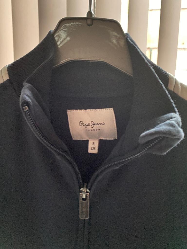 Pepe Jeans trui met rits  - 8 jaar / maat 128, Pepe Jeans, Trui of Vest, Ophalen of Verzenden, Zo goed als nieuw