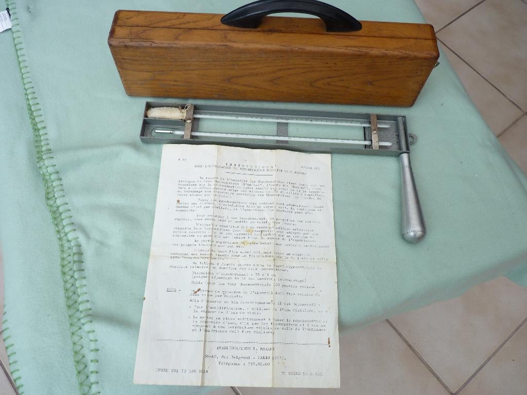 MAXANT SLING PSYCHROMETER - FOURINCO, Verzamelen, Ophalen, Gebruikt