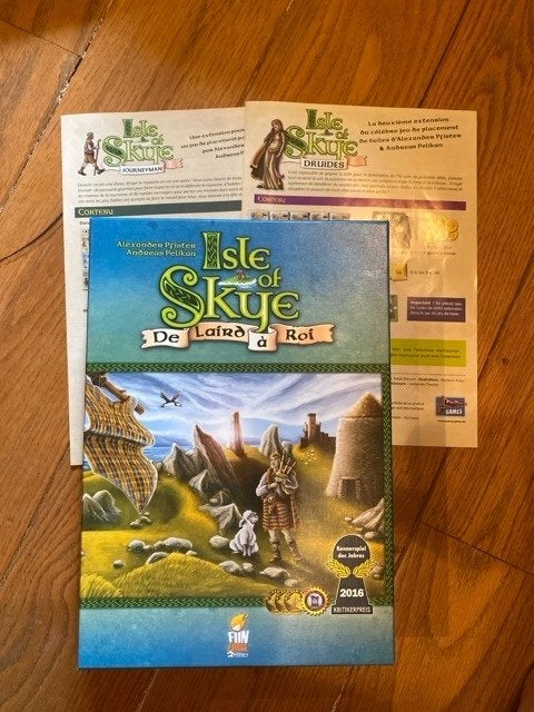ISLE OF SKYE + LES DEUX EXTENSIONS super jeu de stratégie, Envoi