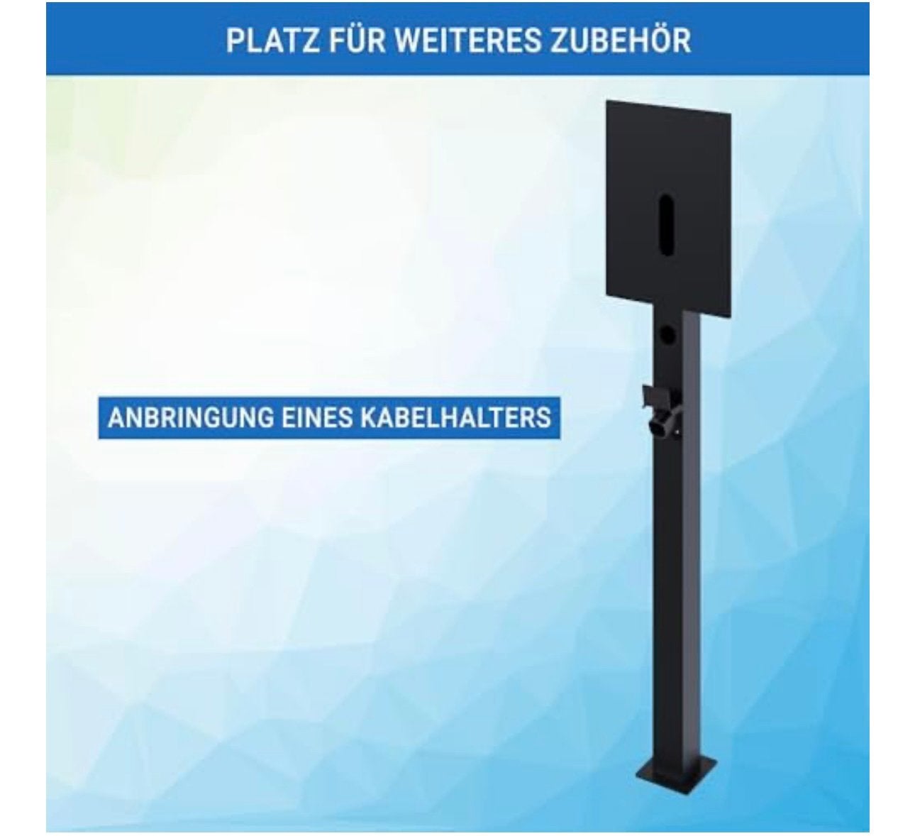 Aluminium paal voor laadpaal (zwart gepoedercoat), Ophalen, Nieuw, Laadpaal