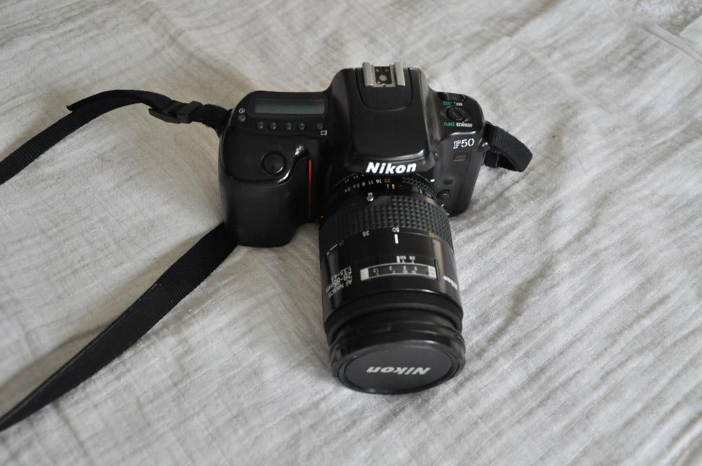 foto camera analoog, Audio, Tv en Foto, Ophalen, Zo goed als nieuw, Spiegelreflex, Nikon