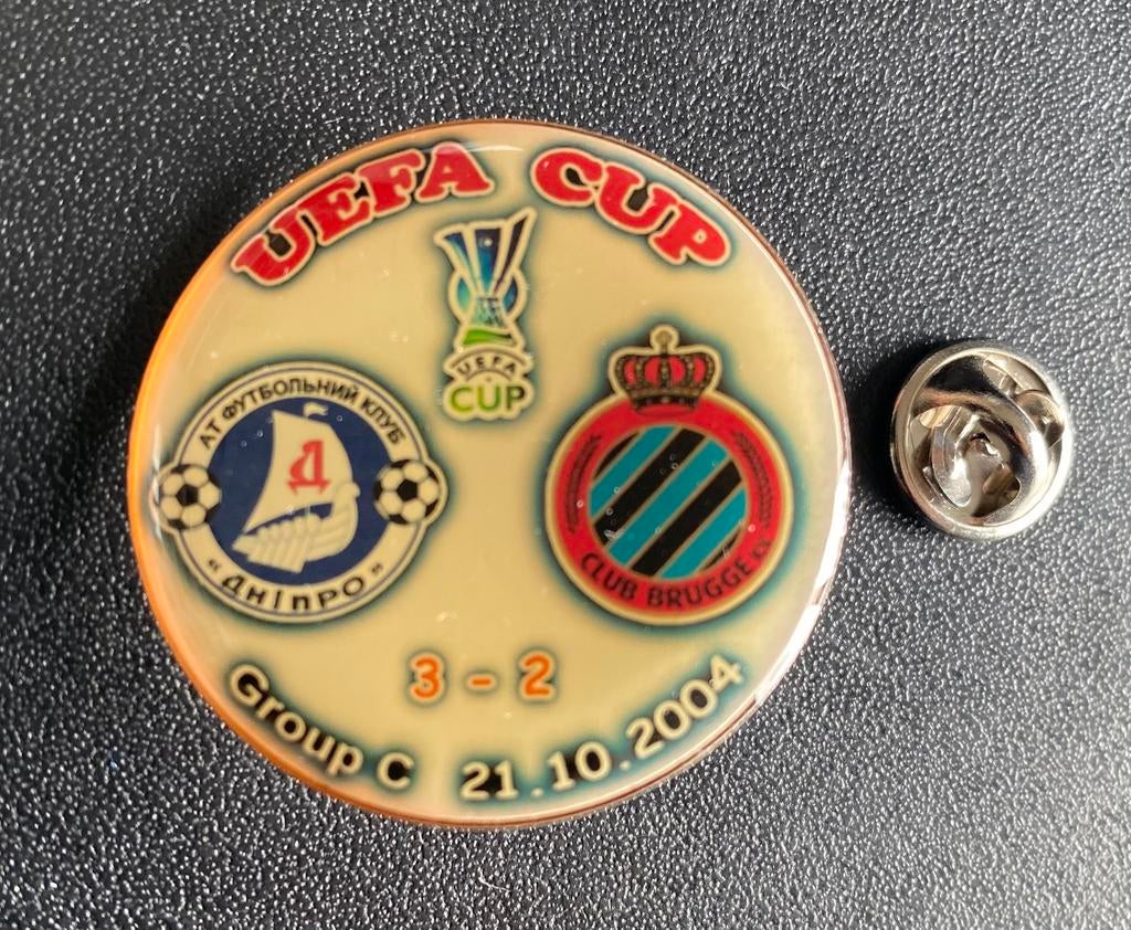 Épinglette rare Club Brugge 2004 DNIPRO Club Brugge, Collections, Enlèvement ou Envoi, Comme neuf
