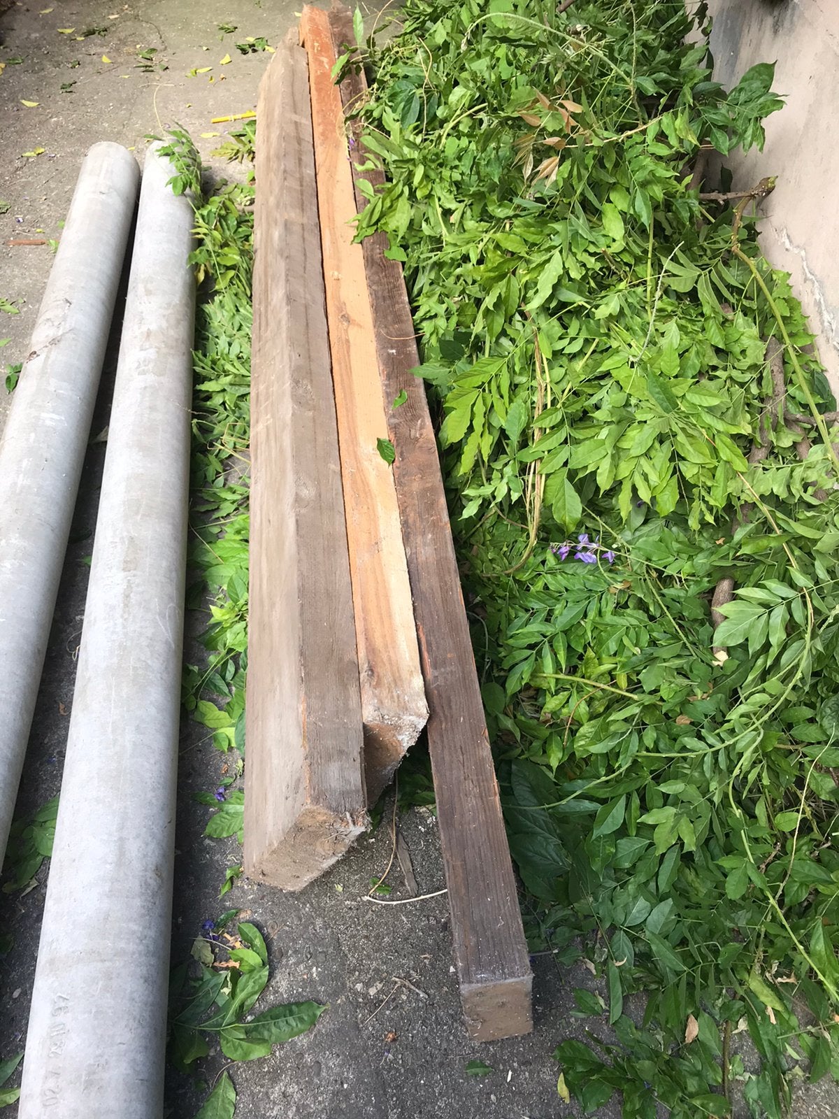 4 Poutres a vendre, Jardin & Terrasse, Comme neuf, Poutres