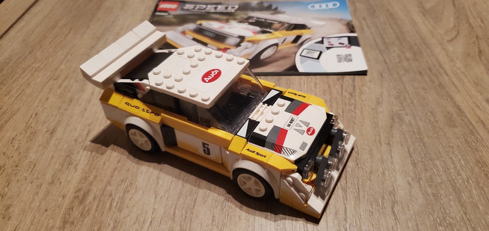 Lego 76897 speed champions audi S1
Met boekje 
Set is comple