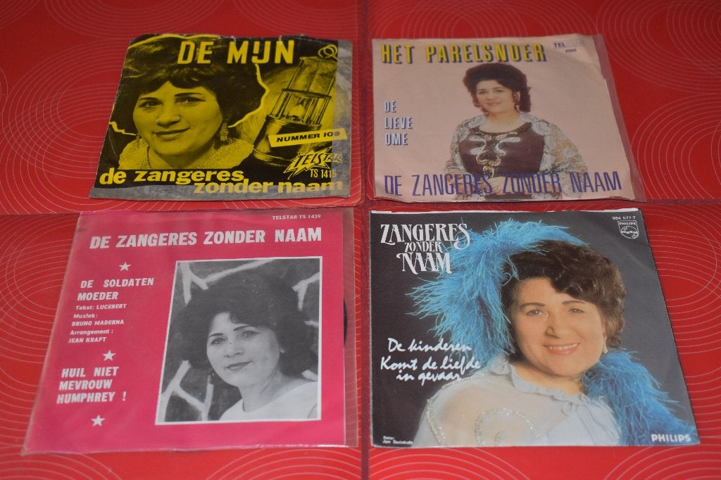 45t's  uit de jaren 60/70 : hits van de Zangeres Zonder Naam, CD & DVD, Enlèvement ou Envoi, Comme neuf, Chanson réaliste ou Smartlap