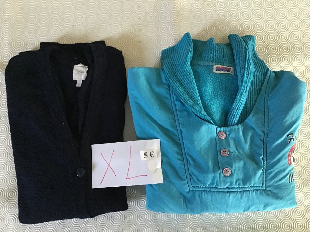 2 dames truien XL aan 5 euro per trui, Ophalen of Verzenden, Zo goed als nieuw, Maat 46/48 (XL) of groter