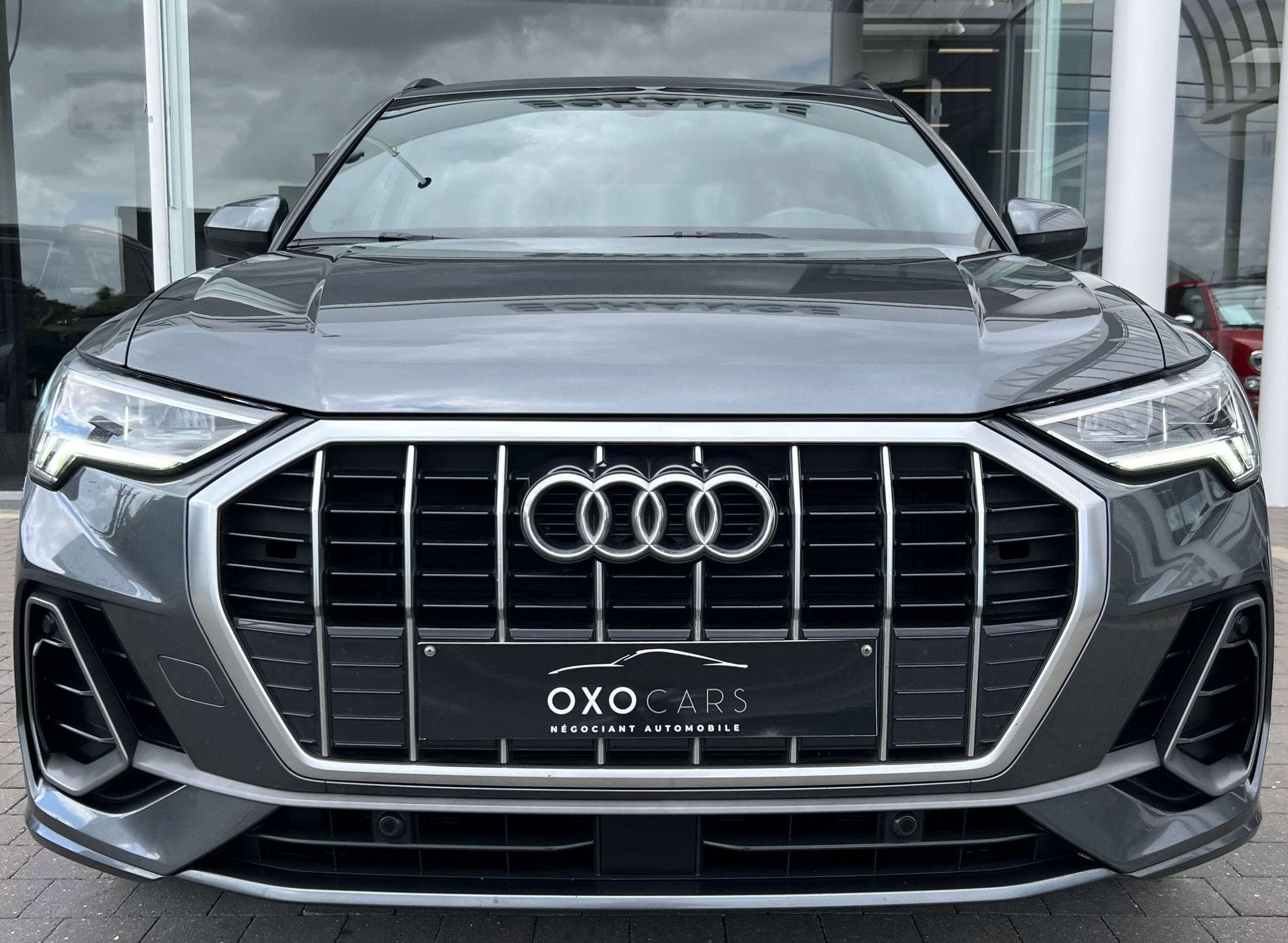 Audi Q3 S-LINE 35 TDI 150CV / LED Matrix / Cuir Sport / Cock, Autos, Argent ou Gris, Achat, Entreprise, Alcantara