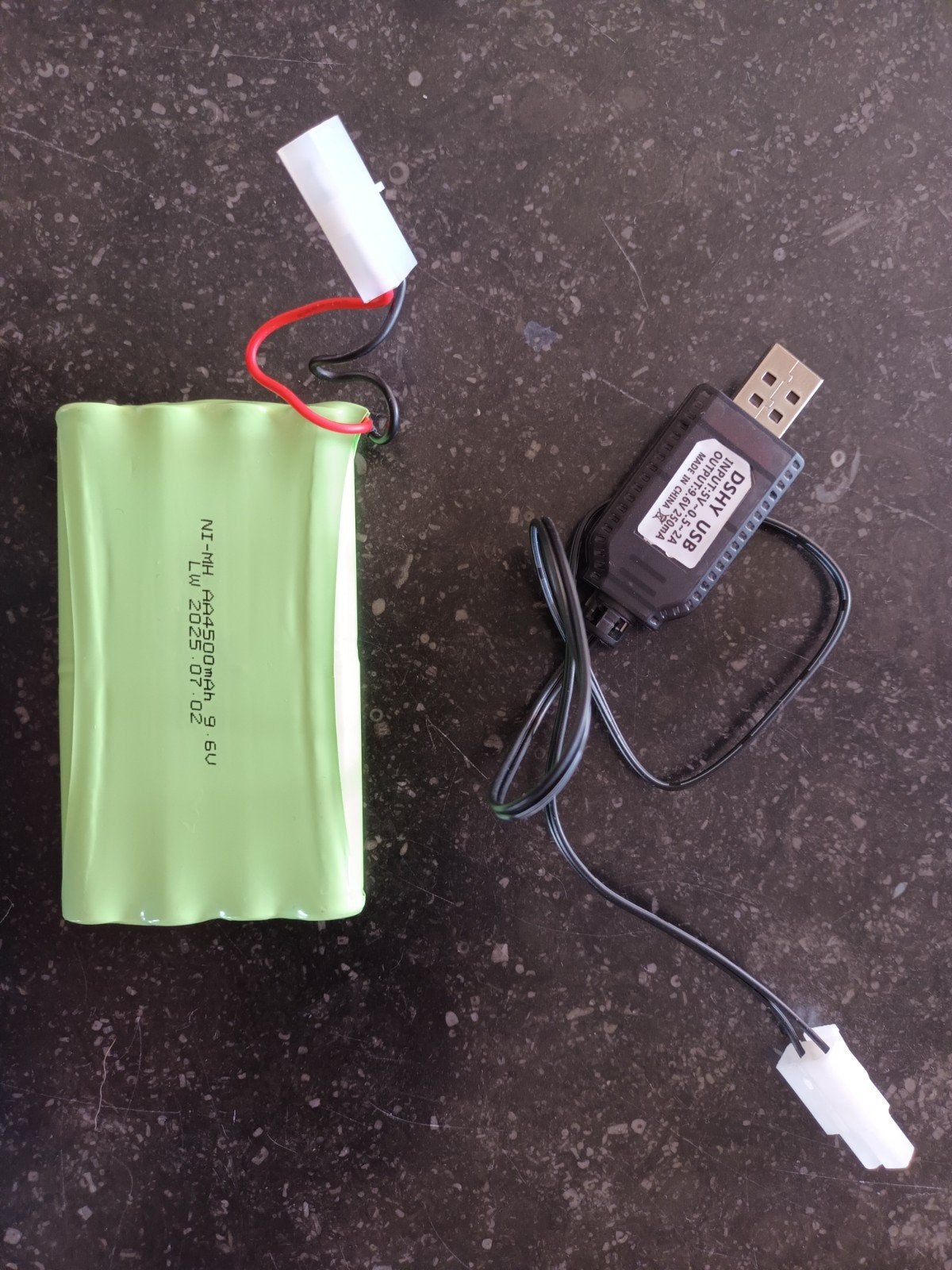 9.6 volt batterij pack, Ophalen