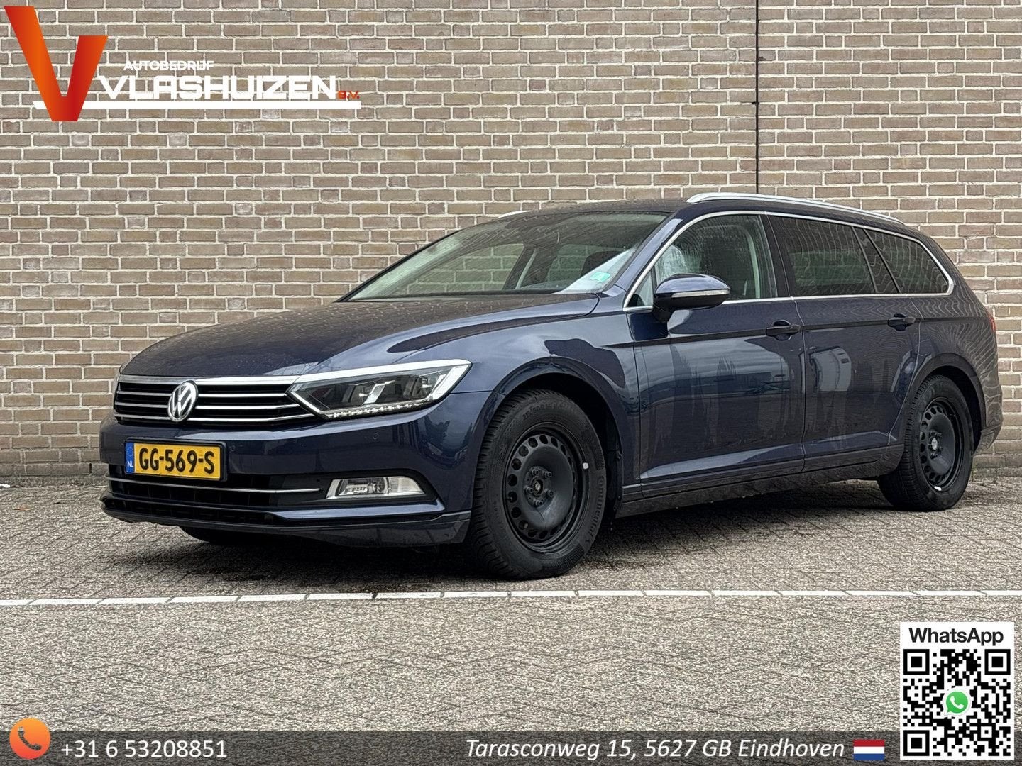 Volkswagen Passat Variant 2.0 TDI Business Edition | Cruise, Electronic Stability Program (ESP), Zwart, Blauw, Bedrijf