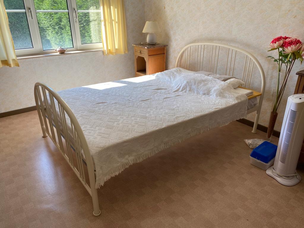 Lit, 140 cm, Enlèvement, Utilisé, Blanc