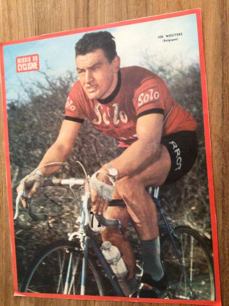 Wielerposter 1964 team solo jos wouters, Verzenden, Zo goed als nieuw
