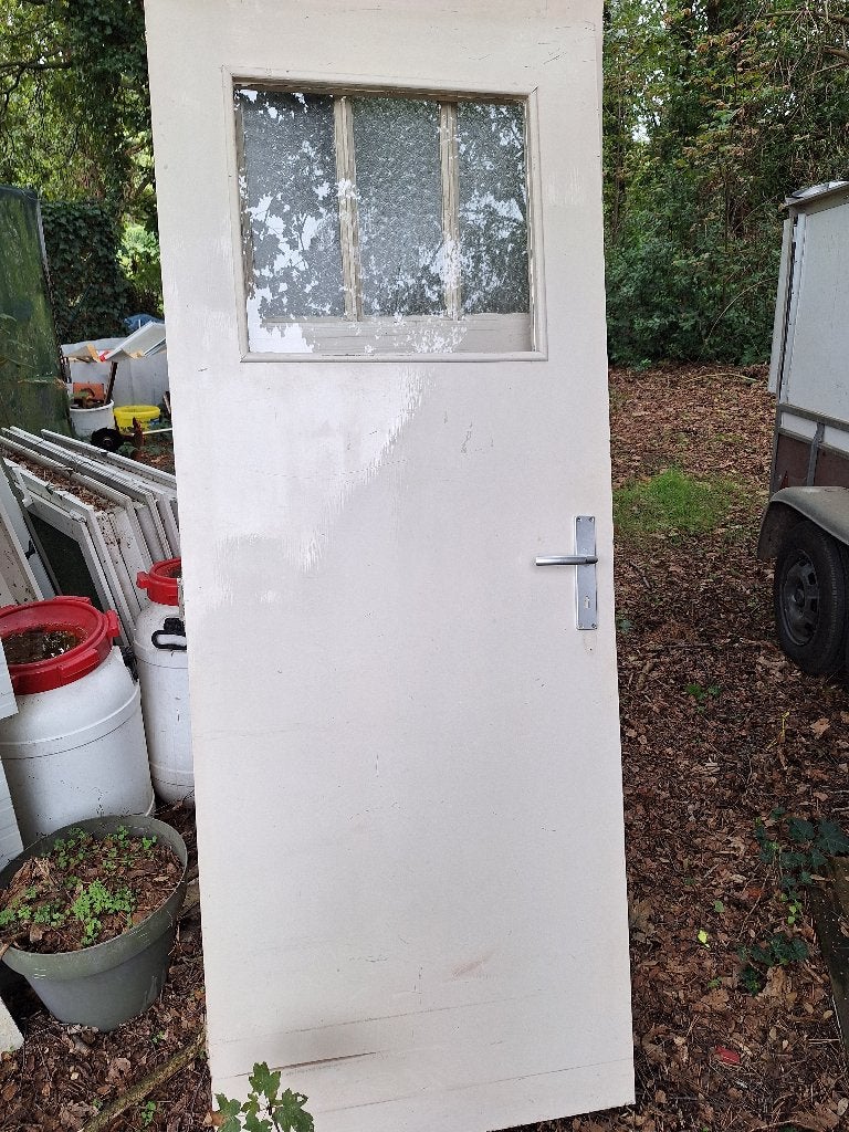 Gratis deuren, Doe-het-zelf en Bouw, Ophalen, Gebruikt, 80 tot 100 cm, Binnendeur