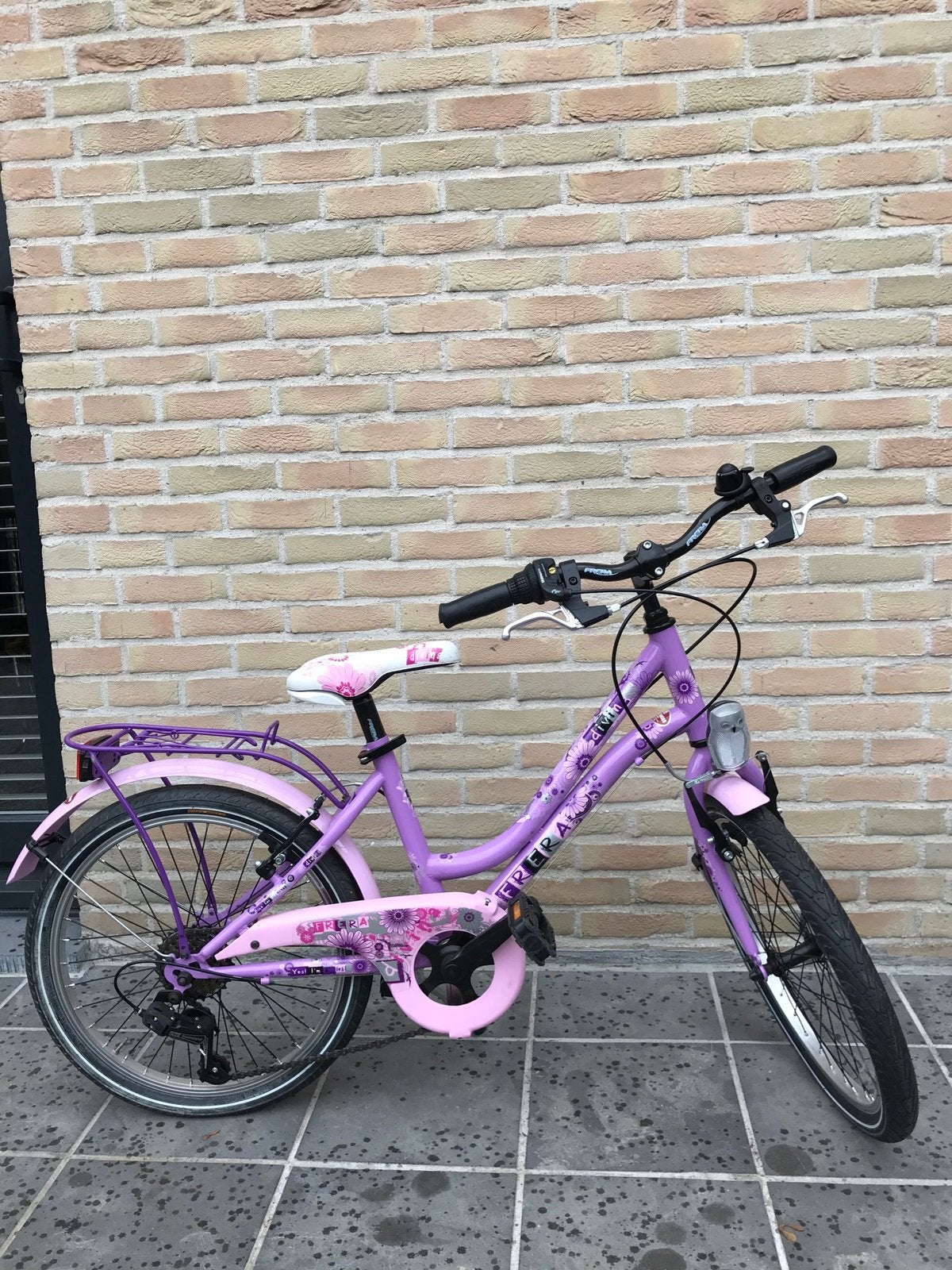 Meisjesfiets, Fietsen en Brommers, Ophalen, Gebruikt, 20 inch, Handrem