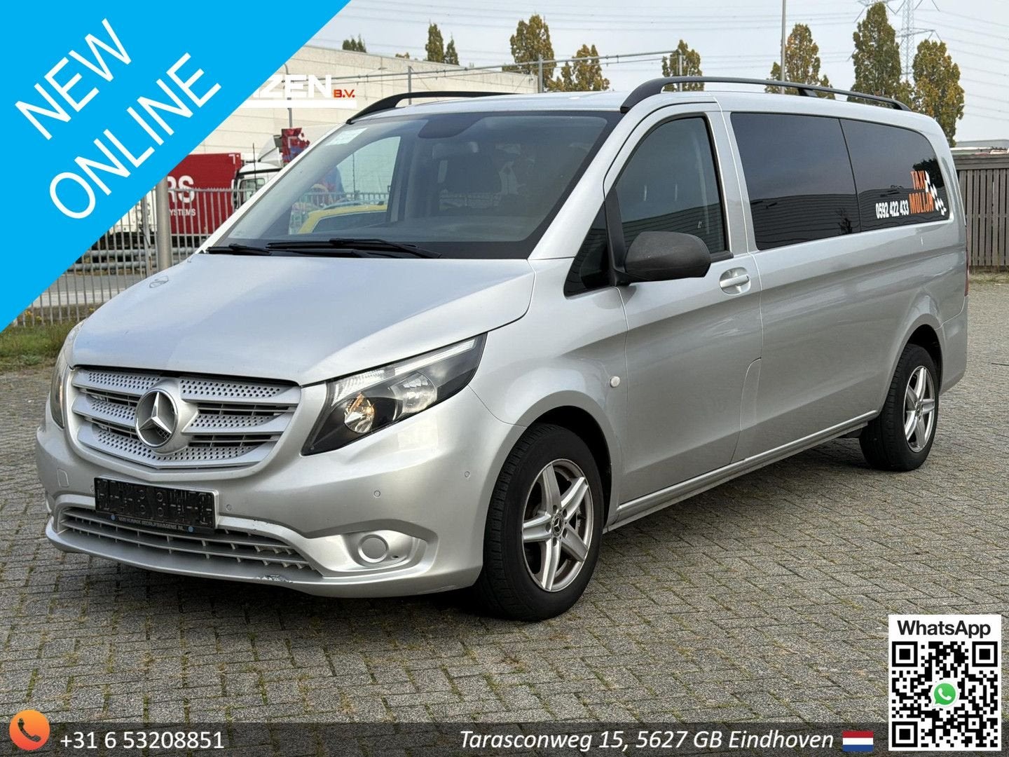 Mercedes-Benz Vito Tourer 116 BlueTEC Pro Extra Lang 4x4 | €, Autos, Argent ou Gris, 174 g/km, Entreprise, 120 kW