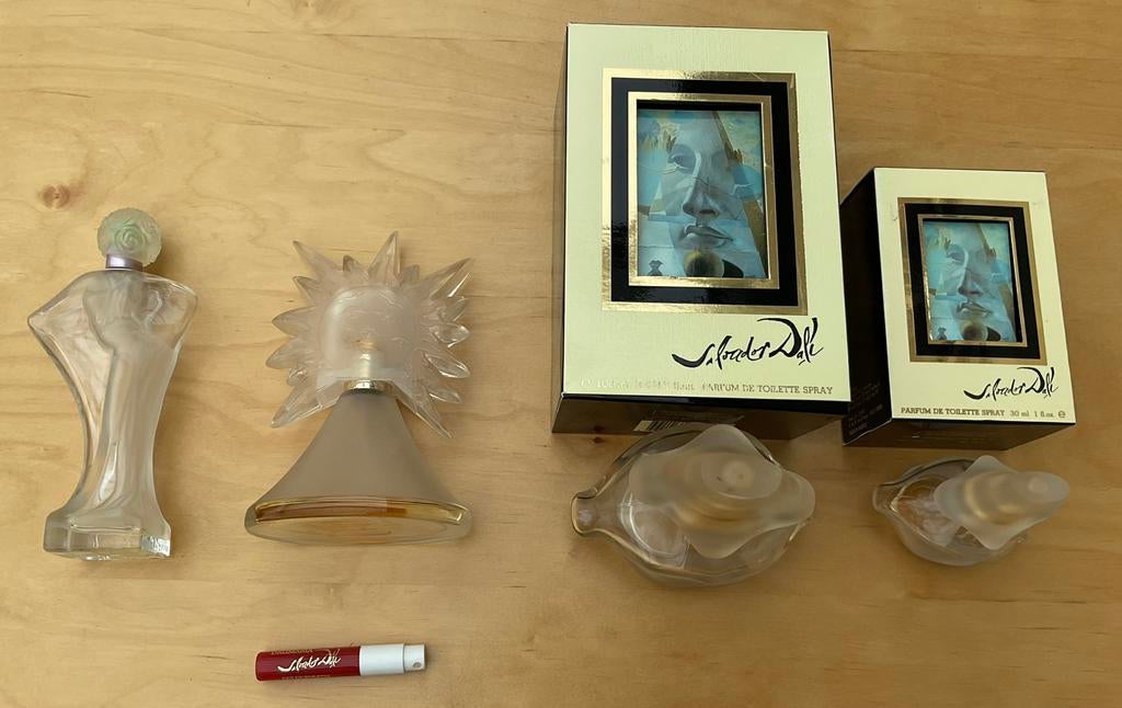 Salvator Dali…. flacons vides, Enlèvement, Utilisé