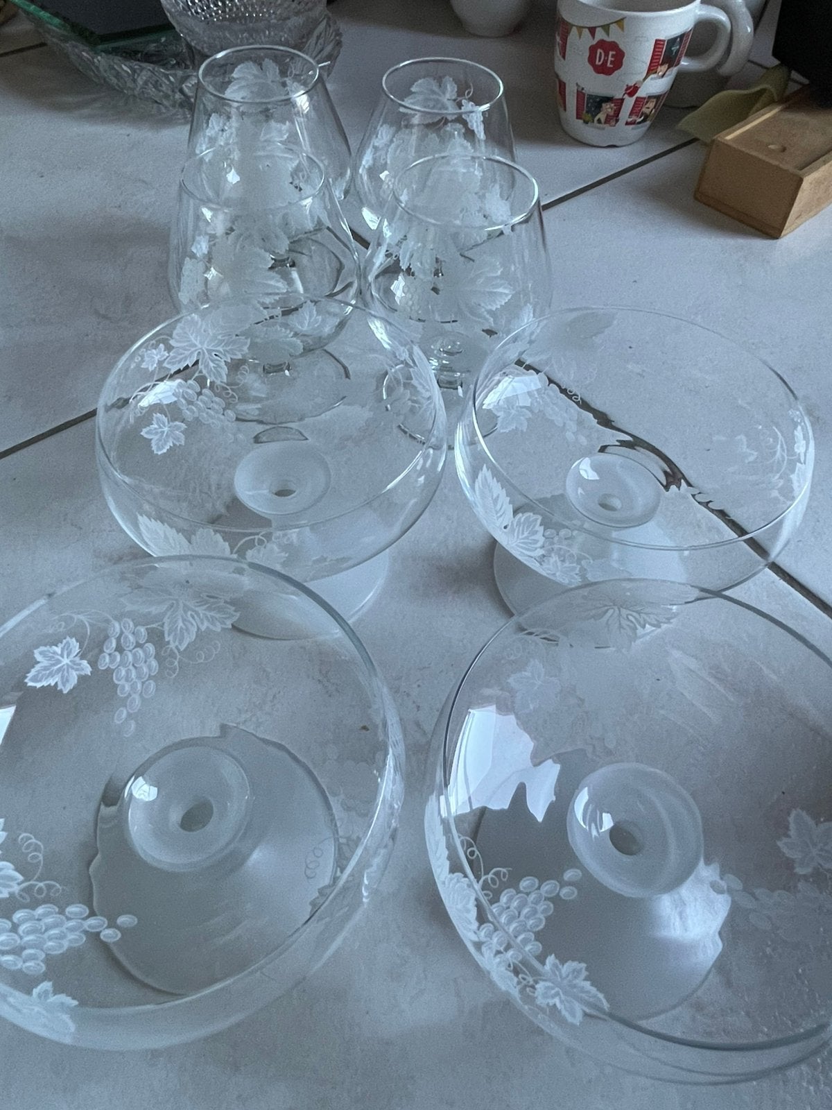 Set de tasses et coupes Luminarc, Collections, Verres & Petits Verres, Comme neuf, Enlèvement ou Envoi