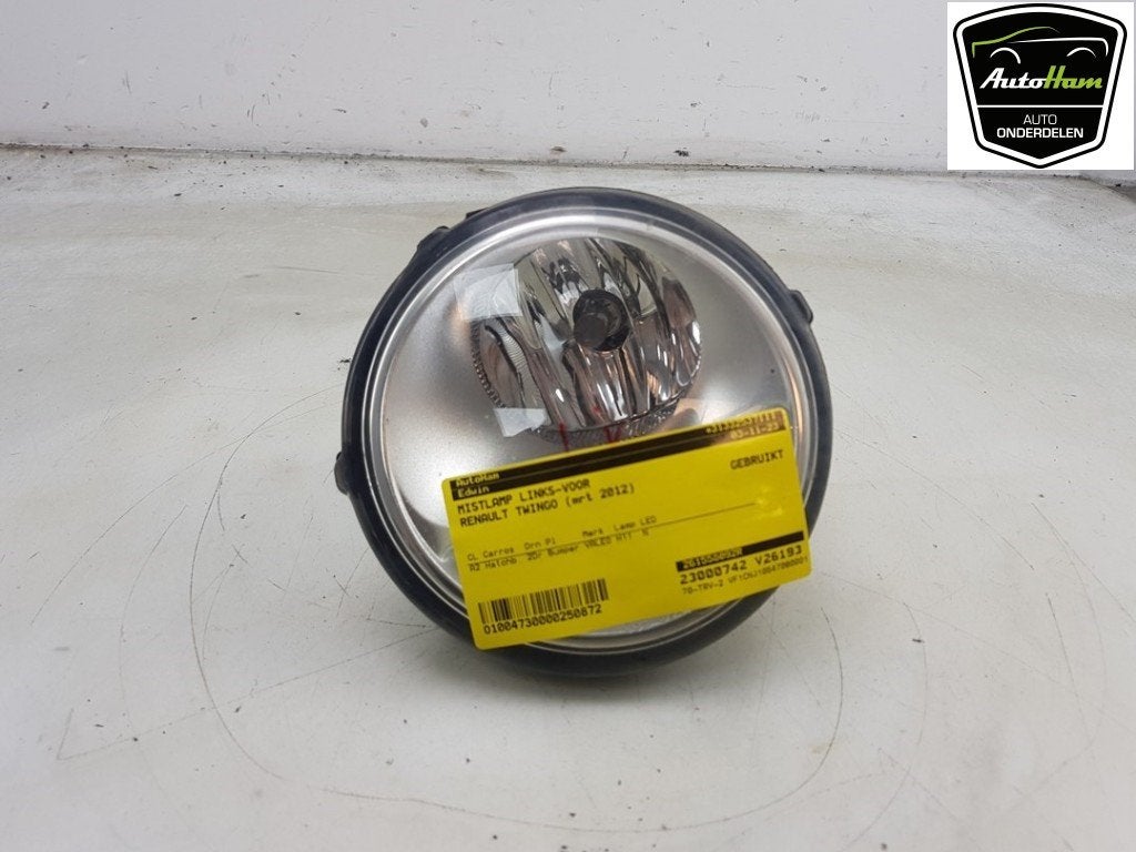 ANTI BROUILLARD AVANT GAUCHE Twingo II (CN) (|261558092R|), Renault, Valeo, Utilisé, 100, rue de Courcelles
75017  Paris, FR