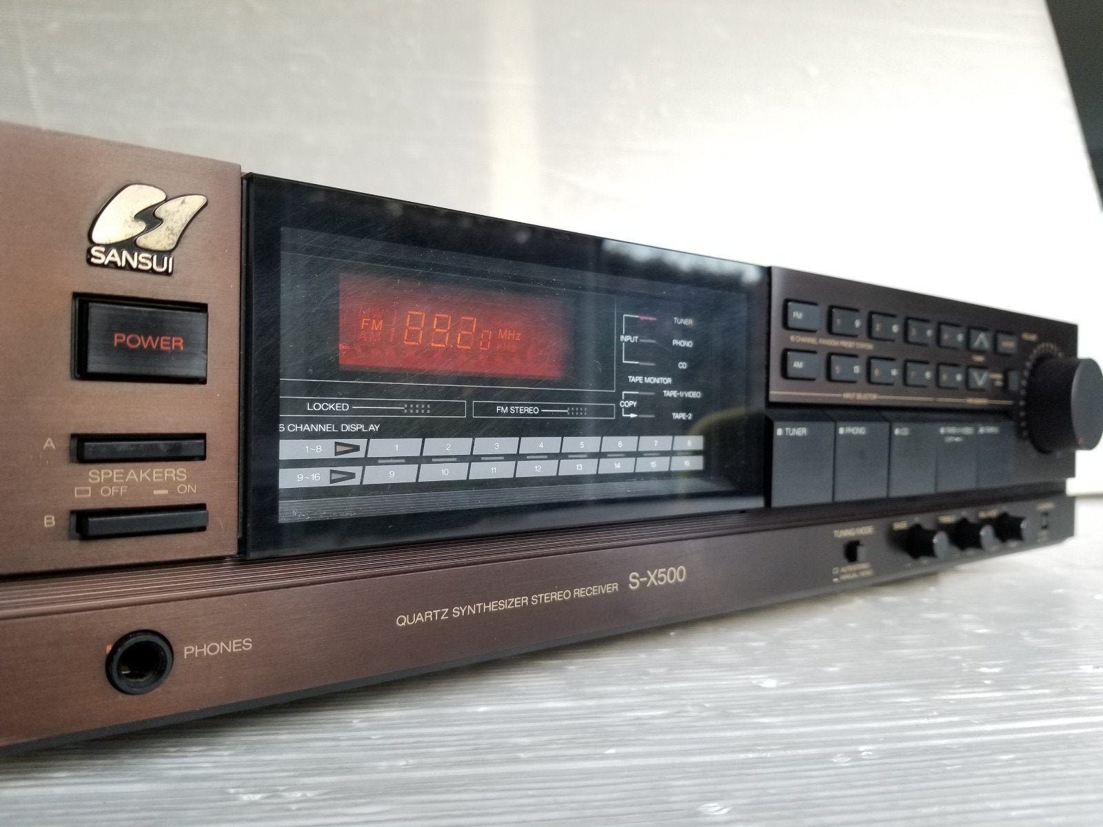 Sansui receiver nineties-nillies audio
Perfecte receiver (ve, Audio, Tv en Foto, Ophalen of Verzenden, Zo goed als nieuw