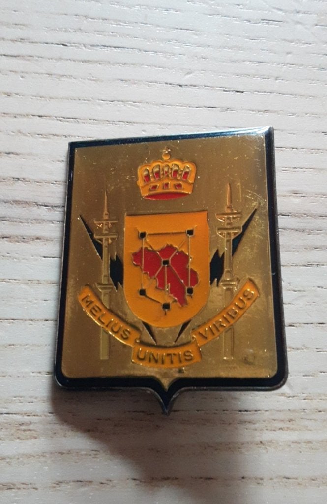 breloque belge communication abl, Enlèvement ou Envoi, Armée de terre, Emblème ou Badge