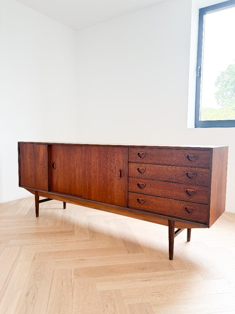 Dressoir vintage Scandinavisch teak mid-century, Huis en Inrichting, Kasten | Dressoirs, Ophalen, Gebruikt, Vintage, scandinave, mid-century