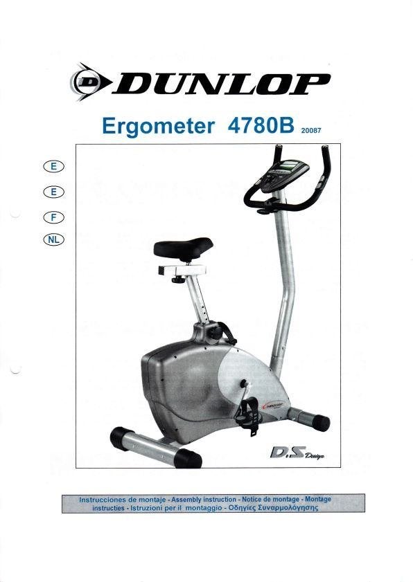 Home trainer Dunlop Ergometer 4780B, Ophalen, Gebruikt, Hometrainer
