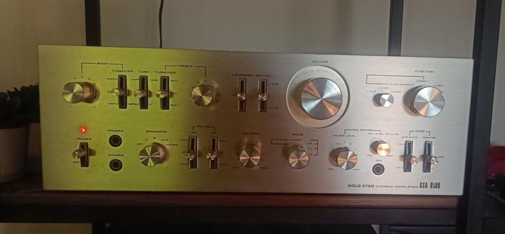 Gereviseerde Goldstar GSA-8500 Versterker (+tuner & tape), Ophalen, Stereo, Pioneer